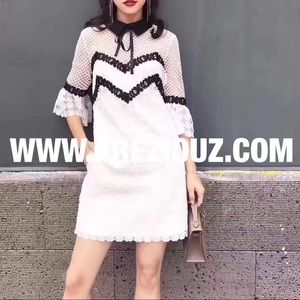 Self Portrait lace dress uk 10
